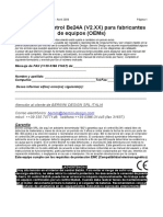 Manual Del Control Be24A V2.XX para Fabricantes PDF