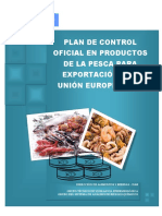 Plan de Control Oficial en Productos de La Pesca para Exportacion A La U