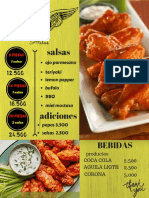 Menu Santa Teresa Wings