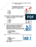 Examen Seguridad Caídas Escaleras Andamios