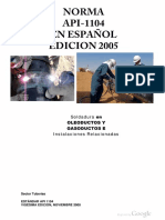 Api 1104 Espanol Orig PDF