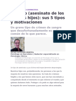 Filicidio - Revista de PSICOLOGÍA FORENSE Y CRIMINALÍSTICA