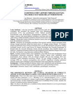 ID Perbedaan Diameter Lumen Arteri Umbilika PDF