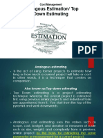 Presentation1 Analogus Estimating