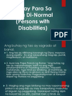 Buhay para Sa Mga Di-Normal Ppt4