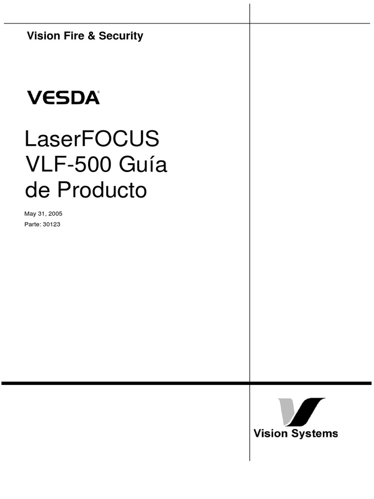 Manual Vesda Laser Focus 500 PDF