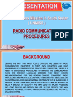 Radio Communication Procedure