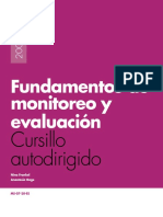 Fundamentos de Monitoreo y Evaluación