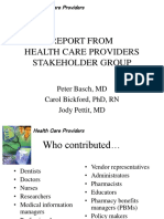 Basch Bickford Pettit Provider Stakeholder