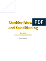 Steckler Mowing and Conditioning
