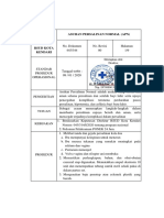 Asuhan Persalinan Normal (Apn) 60 Langkah