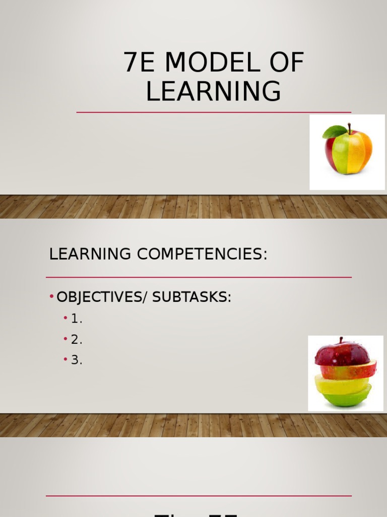 7E Model of Learning Explained | PDF