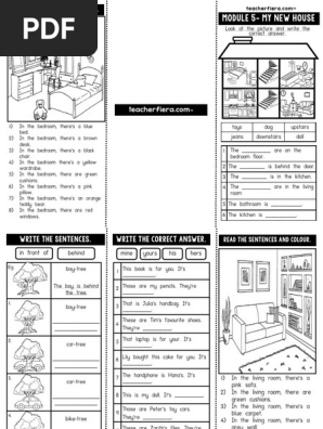 Year 3 Brochure Module 5 My New House Pdf