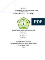 Pengembangan Pemahaman PAI Pada Aspek Kognitif, Afrktif Dan Psikomototrik