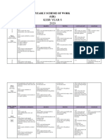 KSSR Year 6 Scheme of Work