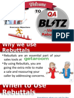 QA Blitz, Using Rebuttals, Mmc. 8.27.18