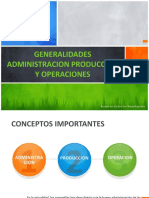 Generalidades Administracion Produccion y Operaciones