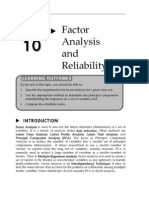 Topic 10 Factor Analysis and Reliability