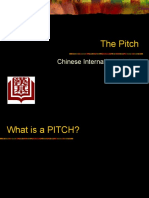 The Pitch: Chinese International School Film Studies