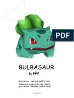 Bulbasaur Dibujo
