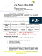 Oferta Academica 2020 PDF