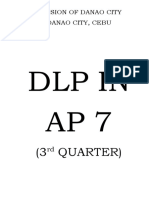 Covered Page of DLP Quarter 3