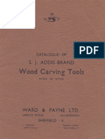 SJ Addis Wood Carving Tools 1961 Catalogue