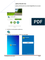 Panduan Penggunaan Apk Moodle Unej