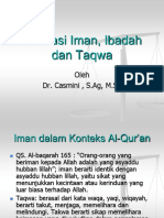 Arti Penting Iman Dan Takwa