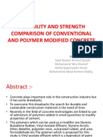 DURABILITY AND STRENGTH COMPARISON OF CONVENTIONAL AND POLYMER ppt-1