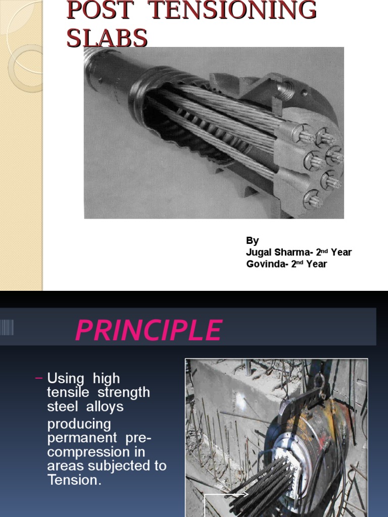 PostTensioned Concrete Slabs A Guide to PostTensioning Principles