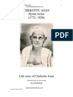 Chekottu Asan Hymn Writer (1772-1856) : Elanthoor