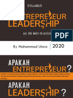 Entrepreneur Leadership - BATAM