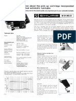 Dual Shure M91 MG D Owners Manual PDF