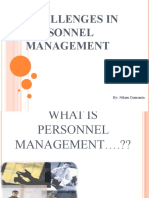 Challenges in Personnel Management 1