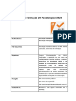 Curso de Formação em Psicoterapia EMDR