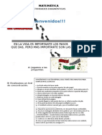 Actividades Diagnósticos Matematica