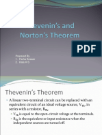 Thevenin's and Norton's Theorem