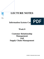 LN8 - Customer Relationship Management and Supply Chain Management PDF