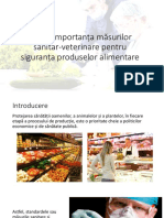 Prezentare Importanta Controlului Produselor Alimentare