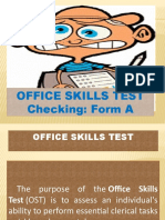 Office Skills Test