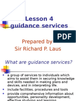 Lesson 4 Guidance Services