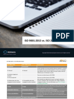 ISO 9001 2015 Vs ISO 27001 2013 Matrix EN PDF