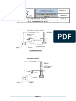 Projeto de ligação predial de água DP-2001-01002