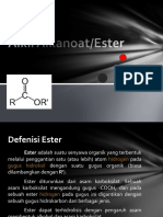 DEFINISI DAN SIFAT-SIFAT ESTER