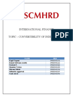 Title - Convertibility of Indian Rupee