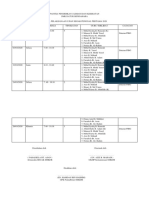 Jadual Segak Penggal 1 2020