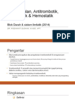 HEMOSTATIK DAN ANTIKOAGULAN