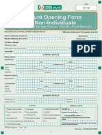 Account Opening Form For Non Individuals