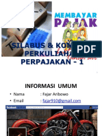 Silabus & Tinjauan Umum Mata Perpajakan-1